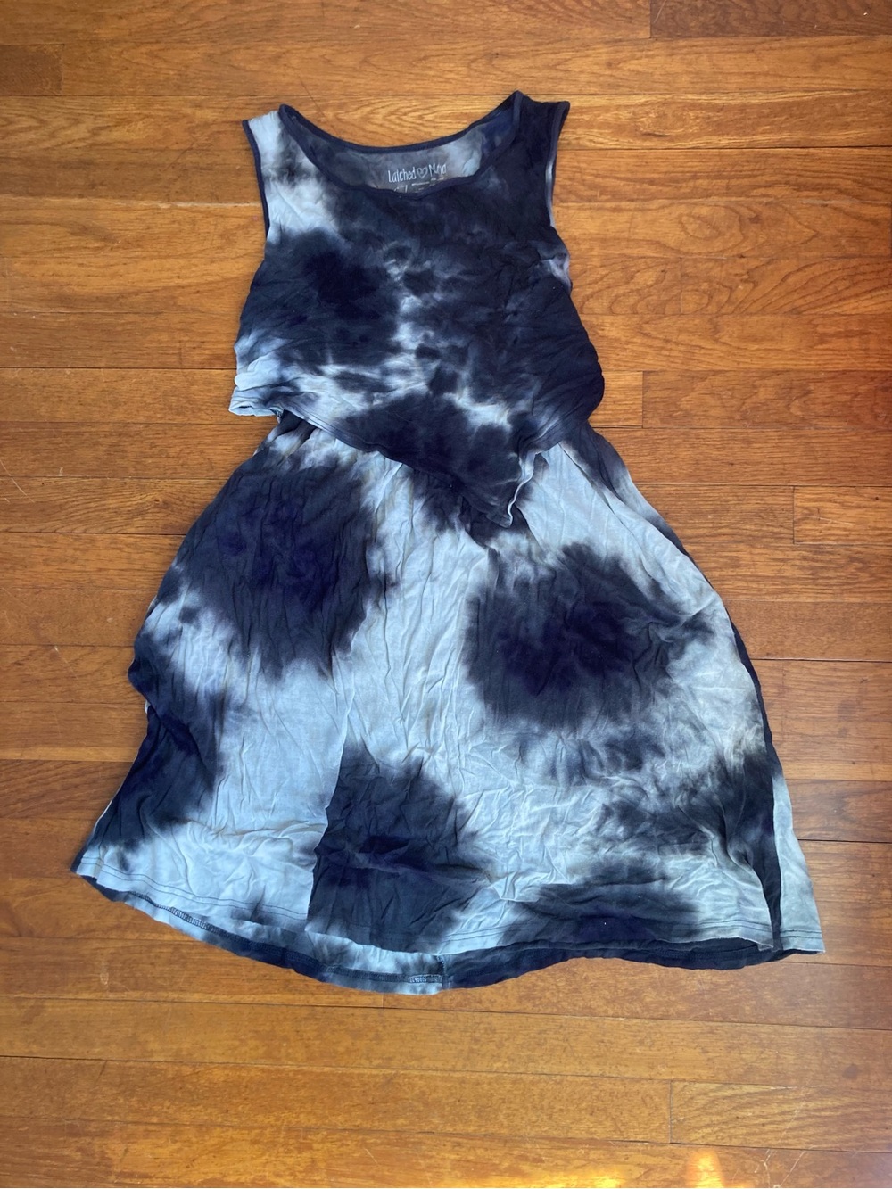 Latched Mama Nursing Tie-Dye Dress with Pockets